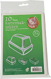 Kattenbakzakken XL 10 st wit