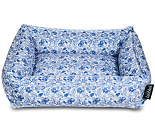 Lex & Max hondenmand Delfts Blauw Print