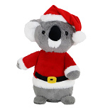 Hondenspeelgoed Koala met Kerstpak 32 cm