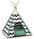 Beeztees tipi Kioni zwart/wit/groen