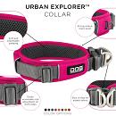 DOG Copenhagen halsband Urban Explorer Wild Rose