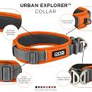 DOG Copenhagen halsband Urban Explorer Orange Sun