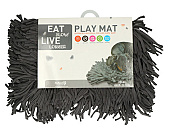 Eat Slow Live Longer Play Mat grey