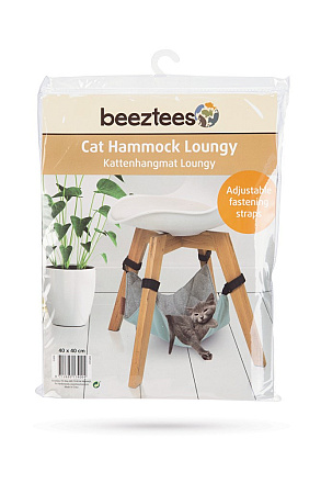 Beeztees hangmat voor stoel Loungy grijs