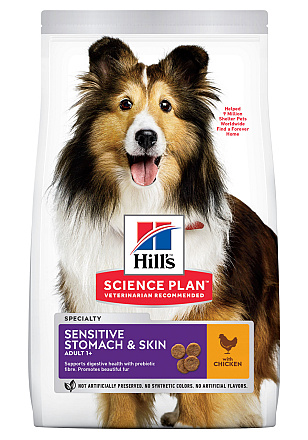 Hill's Science Plan Adult Sensitive Medium kip 12 kg