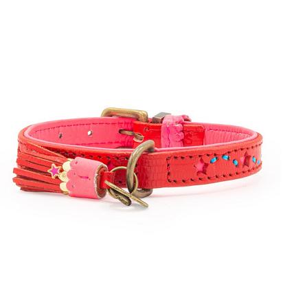 Dog with a Mission halsband Pink Star