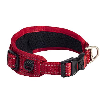 Rogz Halsband Utility Gevoerd Rood