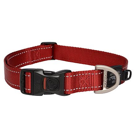 Rogz Halsband Utility Rood