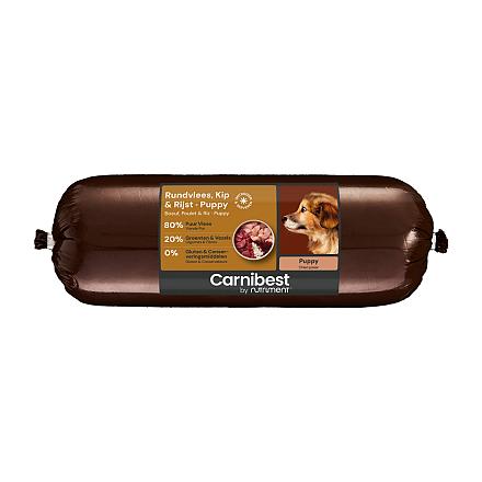 Carnibest Hondenvoer Puppy Rundvlees, Kip & Rijst 1 kg