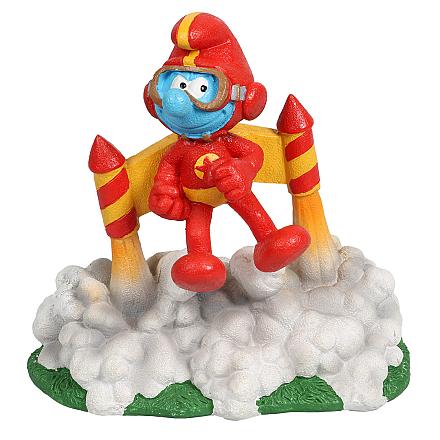 Smurfs Aqua D'ella Smurfen Bos Jetpack Action Air