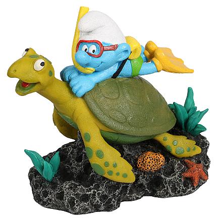 Smurfs Aqua D'ella Smurfen Onderwater Schildpad