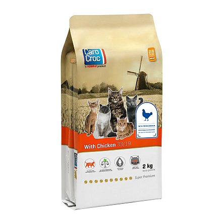 CaroCroc kattenvoer with Chicken 2 kg