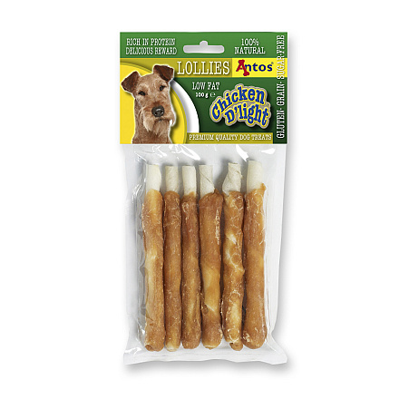 Antos Chicken D'Light Lollies 100 gr