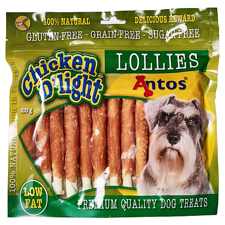 Antos Chicken D'Light Lollies 400 gr