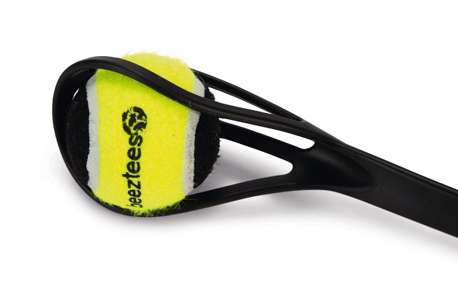 Beeztees Fetch tennisbalwerper zwart