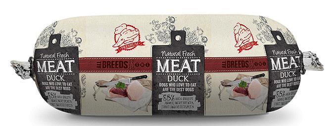 Natural Fresh MEAT hondenworst duck <br>250 gr